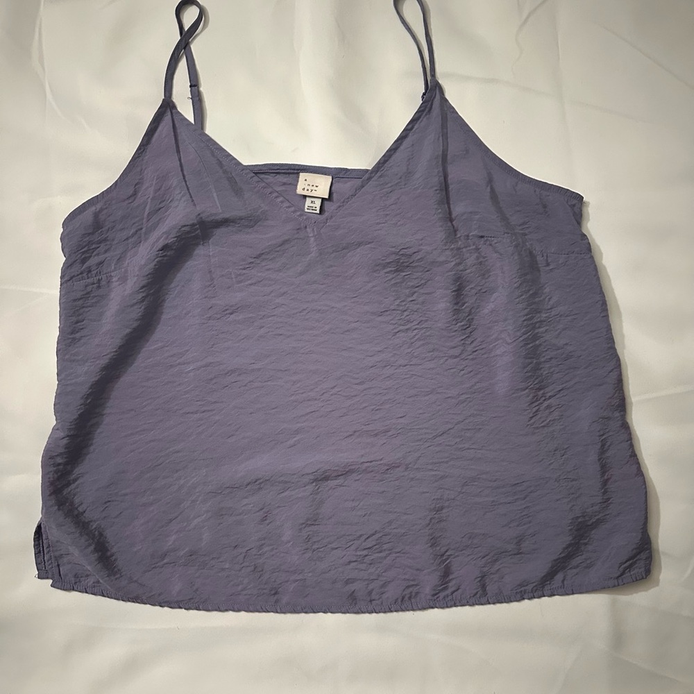 a new day Lavender Sleeveless Top